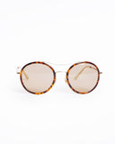 Gucci Round Women's sunglasses In Brown