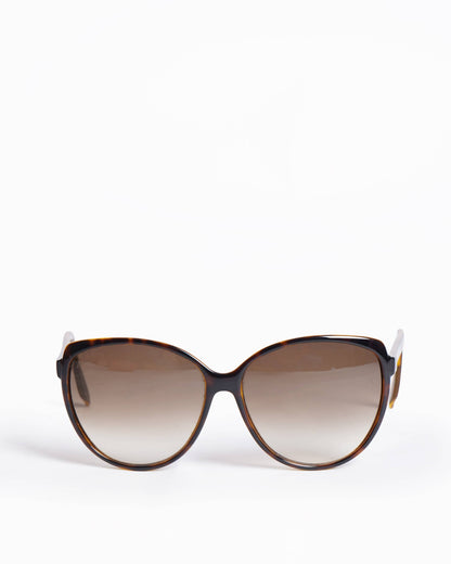 Gucci   Tortoiseshell Brown Sunglasses