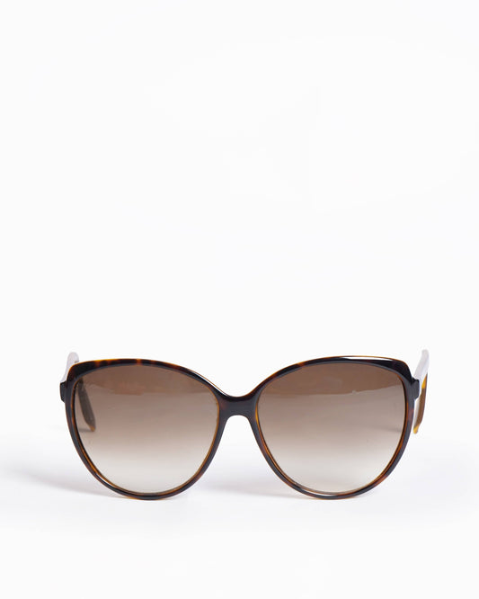 Gucci   Tortoiseshell Brown Sunglasses