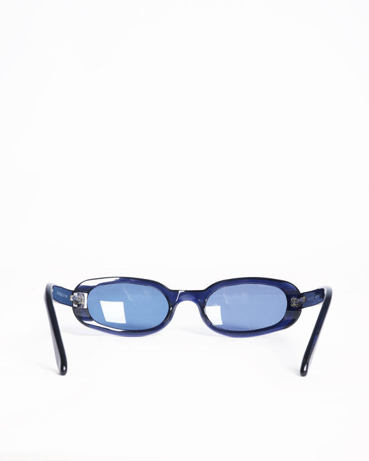 Gucci gg oval frame sunglasses