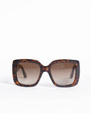Gucci Tortoiseshell Brown Square-frame Sunglasses