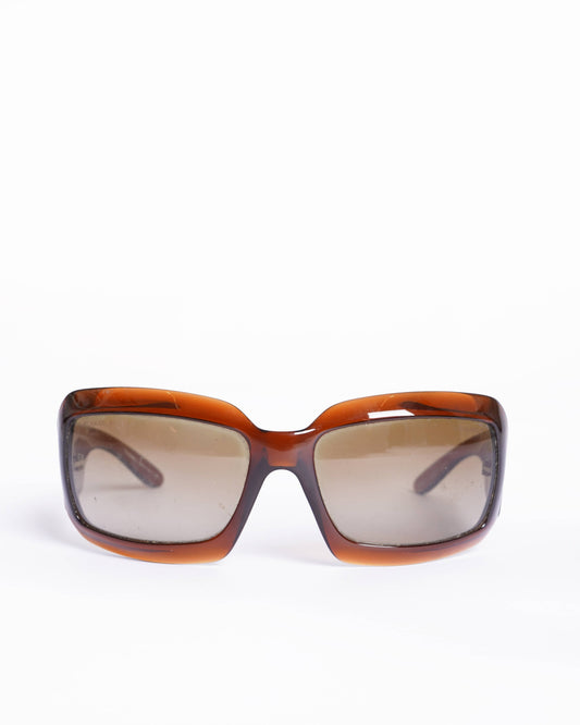 Chanel Brown Gradient Lens   sunglasses