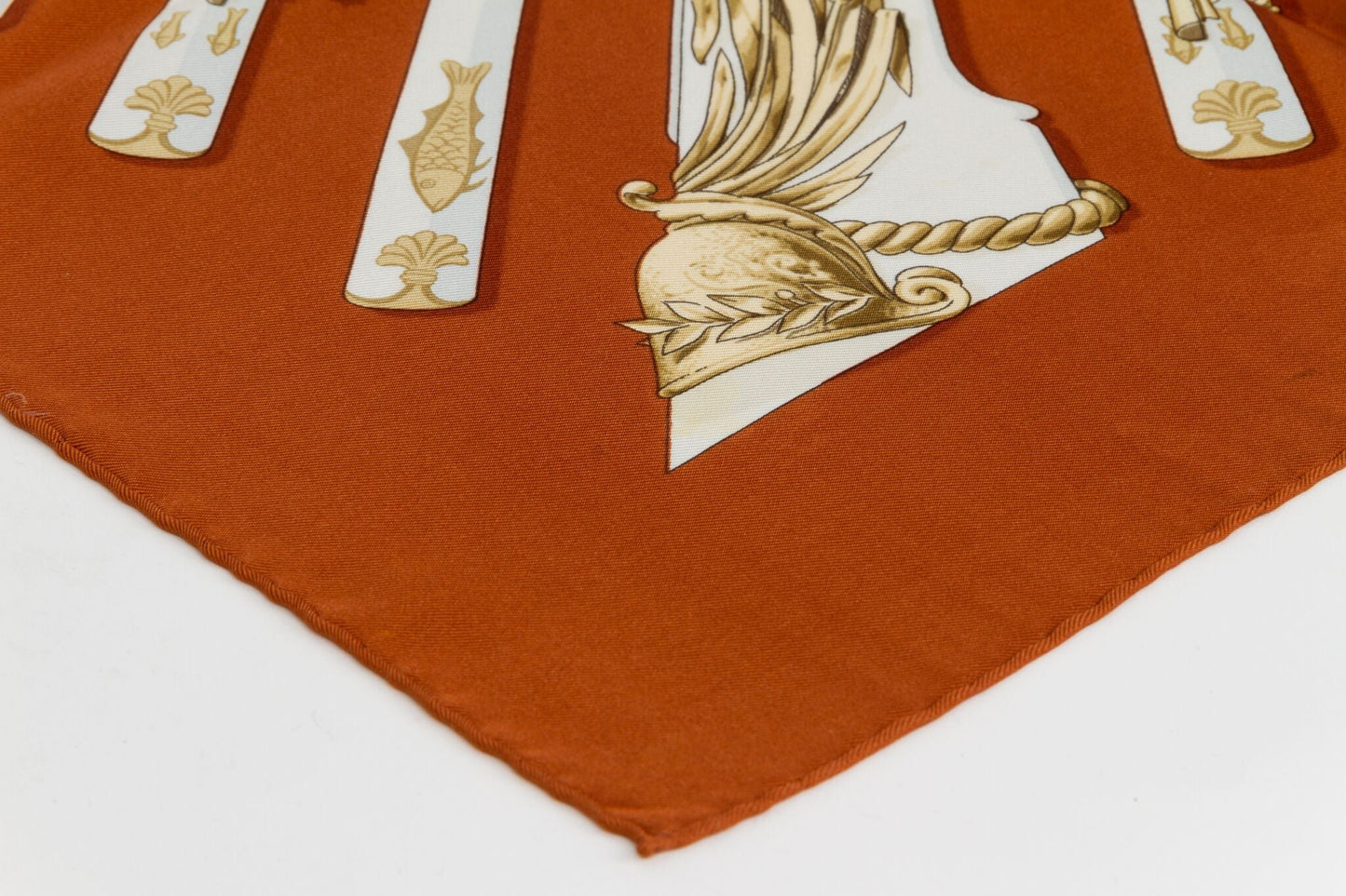 Hermes "La Marine a Rames" Silk Scarf