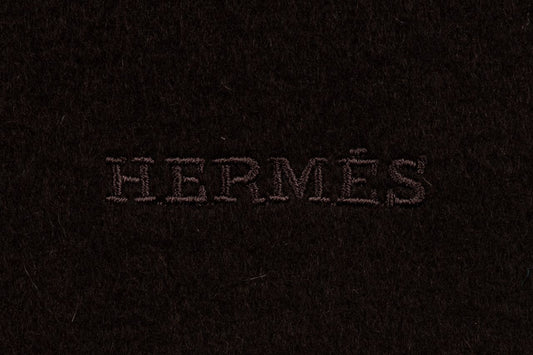 Hermes Brown Cashmere  Scarf