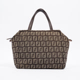 Fendi Zucchino Handbag Zucca Canvas Mini