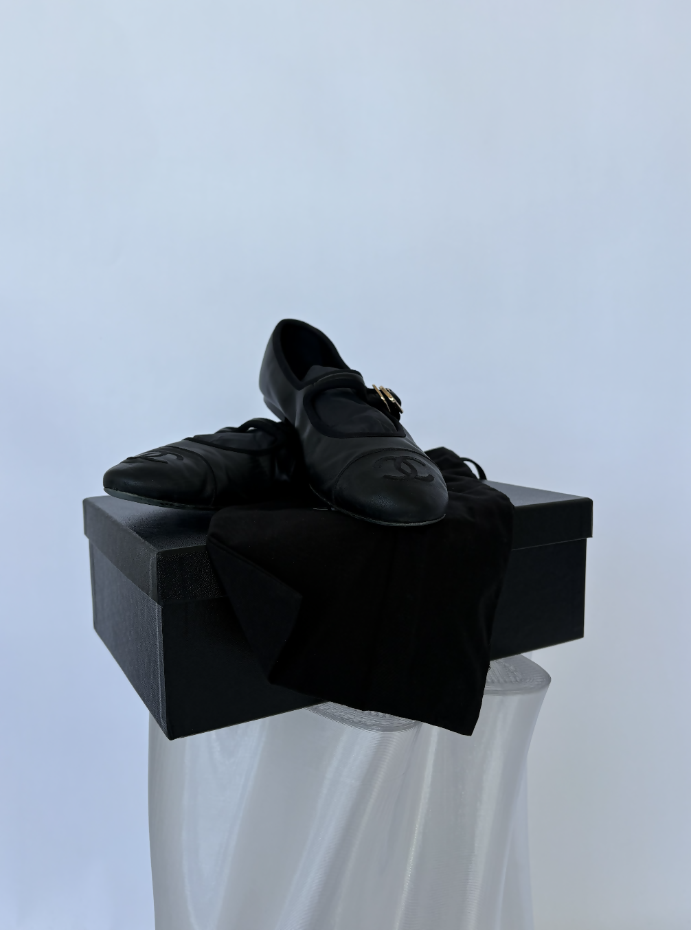 Chanel Mary Jane flats in Lambskin - FULL SET