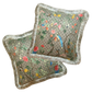 GG Logo Tree of Life Tian Chinoiserie   Silk Scarf Pillows