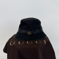 Gucci Black GG Supreme Jacquard Bucket Hat