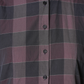 Burberry Plaid Print Three Quarter Sleeve Button Sleeve