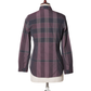 Burberry Plaid Print Three Quarter Sleeve Button Sleeve