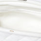 Chanel Quilted Caviar Timeless Clutch In White