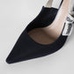 Dior J'Adior Black Slingback Pumps