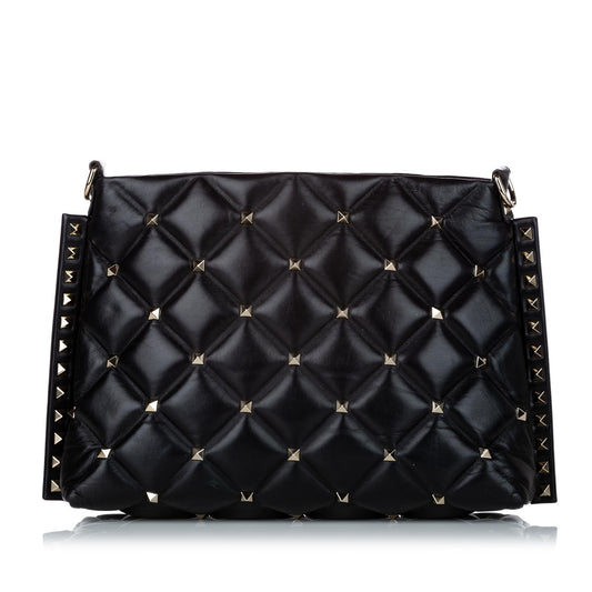 Valentino Candystud Lambskin Leather Crossbody Bag (SHG-29484)