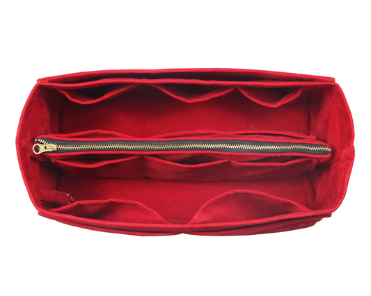 [Dior Small Book Tote] Velvet Bag Organizer - Customized Purse Insert, Tote Liner Protector, Handbag Organizer (Type B)