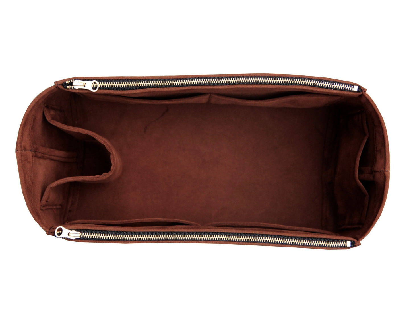 [Louis Vuitton (LV) Sac Sport] Velvet Bag Organizer - Customized Purse Insert, Tote Liner Protector, Handbag Organizer (Type D, Double Zip)