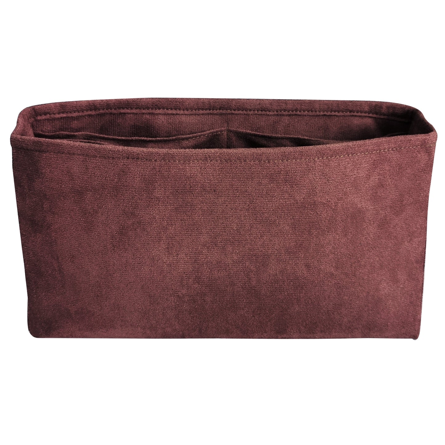 Organizer for [Mini Caro Bucket Bag, Dior] Bag Insert (Velvet, Long Zip and Open Compartment)