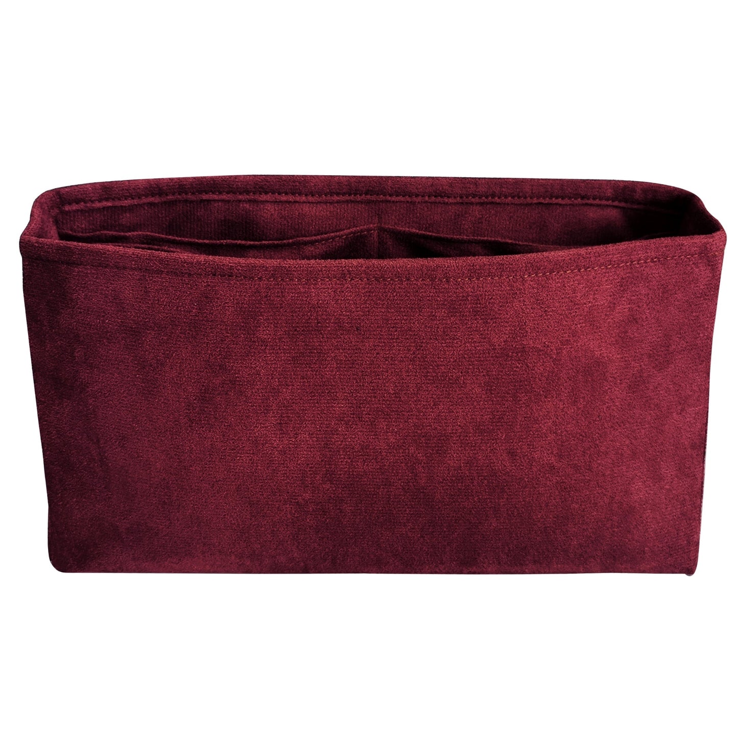 Organizer for [Small Caro Bucket Bag, Dior] Bag Insert (Velvet, Long Zip and Open Compartment)