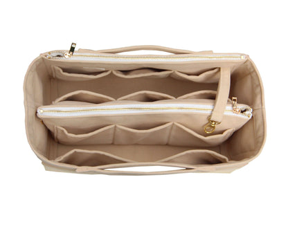 [Louis Vuitton (LV) V Tote MM (Medium)] Velvet Bag Organizer - Customized Purse Insert, Tote Liner Protector, Handbag Organizer (Type Q)