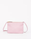 Celine Light Pink Leather Trio Crossbody Bag