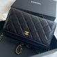 Chanel Wallet On Chain WOC GHW (Black)