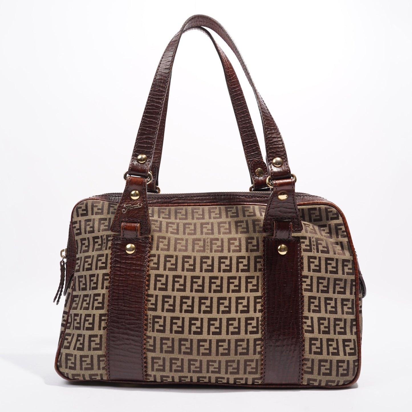 Fendi Zucchino Dark Brown / Brown Canvas