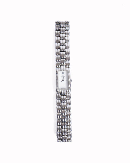 Fendi Stainless Steel Watch In Silverstone Made In Swiss 1990