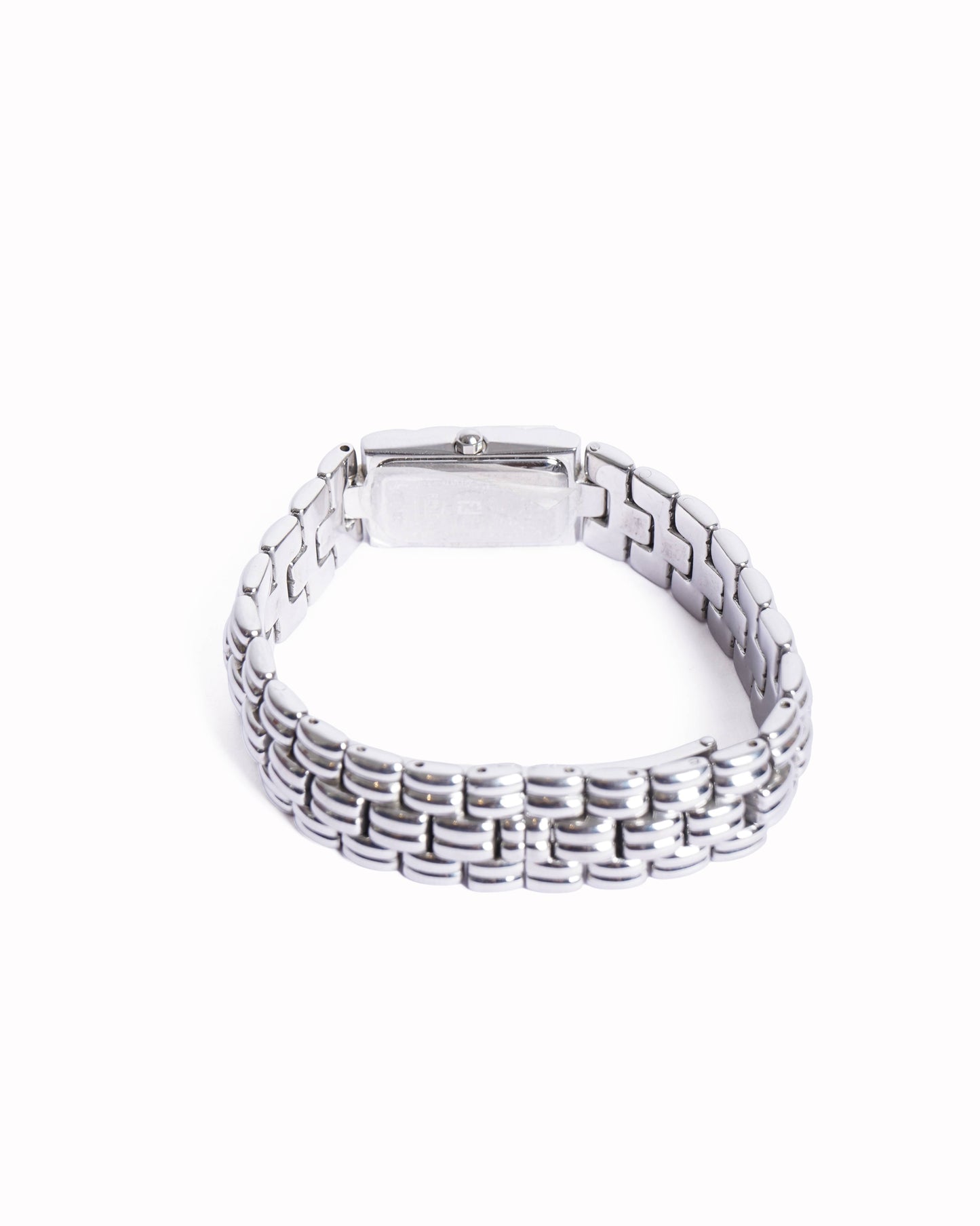 Fendi Stainless Steel Watch In Silverstone Made In Swiss 1990