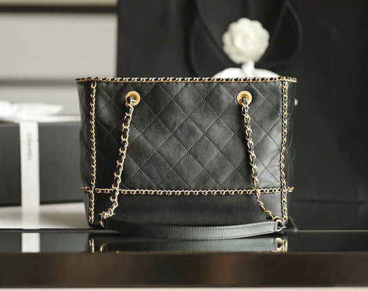 CHL - Shopping Tote Bag Black For Women Handbag, Shoulder Bags 13.3in/34AmeliaAS2761 B06380 94305