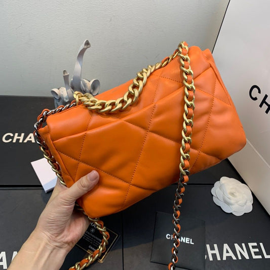 CHL -  19 Handbag Orange For Women 10.1in/26cm