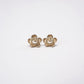 Chanel Pearl CC Flower Earrings Gold