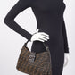 Fendi Zucca Shoulder Bag Brown Canvas