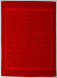 Hermes BNIB Cotton Rust Bathroom Rug