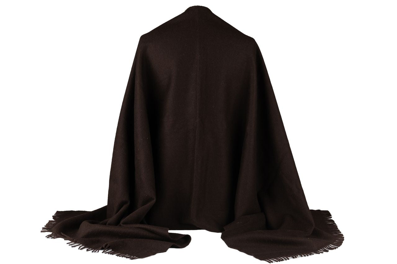 Hermes Brown Cashmere  Scarf