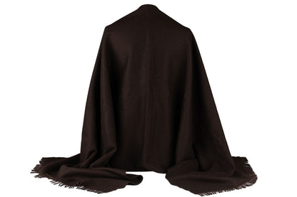 Hermes Brown Cashmere  Scarf