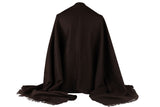 Hermes Brown Cashmere  Scarf