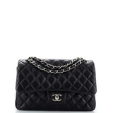 CHANEL Classic Double Flap Bag Quilted Lambskin Jumbo