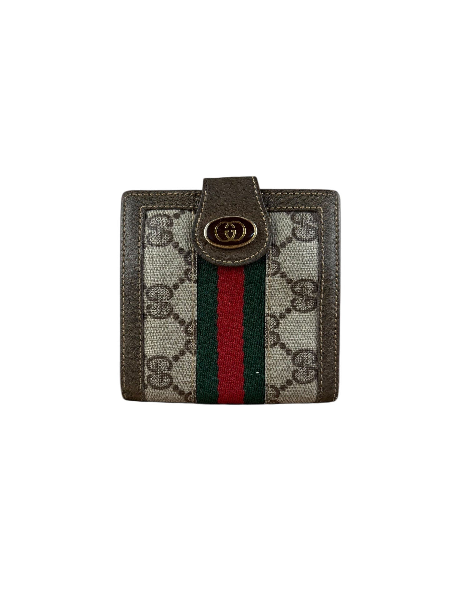 Gucci GG   Sherry Line Compact Wallet