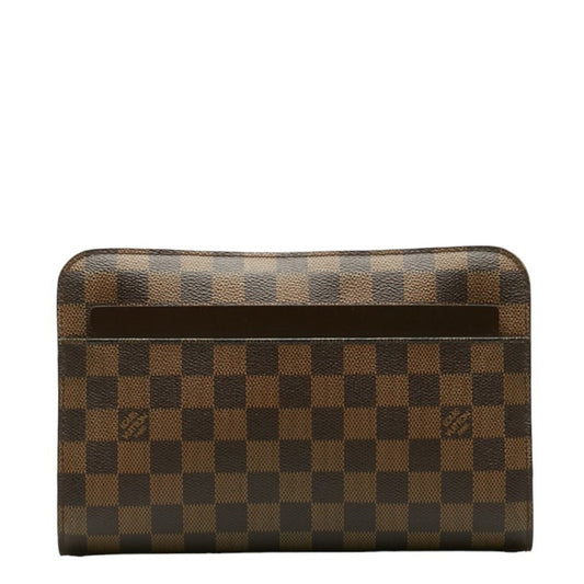 Louis Vuitton Saint-Louis  Canvas Clutch Bag