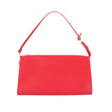 Louis Vuitton Pochette Accessoire  Leather Clutch Bag