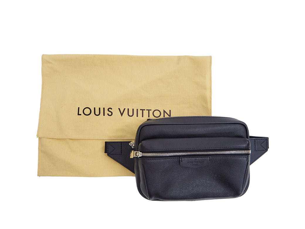 Louis Vuitton Bumbag Outdoor Body Bag Taiga Black