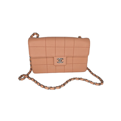 Chanel bags   Peach Square Quilted Medium Flap Bag