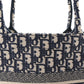 Christian Dior Oblique Medium Book Tote Blue Multicolor