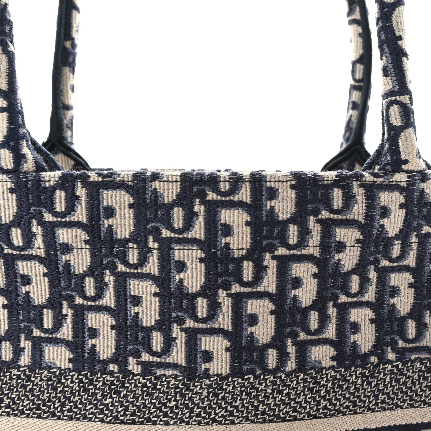Christian Dior Oblique Medium Book Tote Blue Multicolor