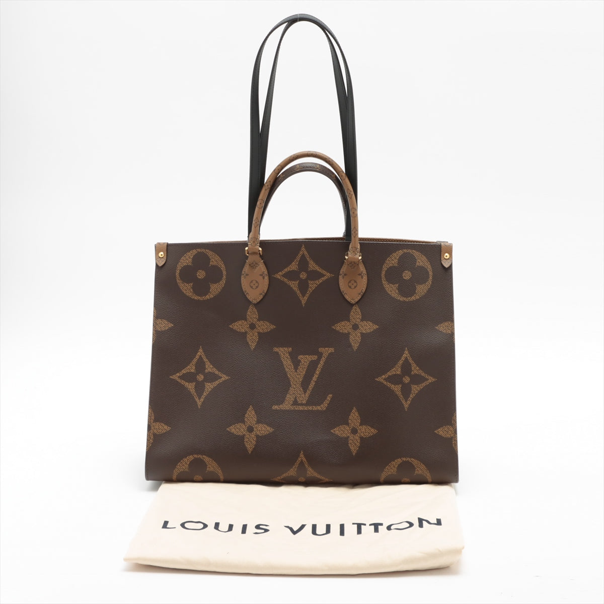 Louis Vuitton Monogram Giant Reverse On The Go GM Shoulder Bag