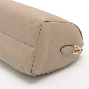 Louis Vuitton Monogram Emplant Speedy Handbag Creme