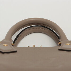 Louis Vuitton Monogram Emplant Speedy Handbag Creme