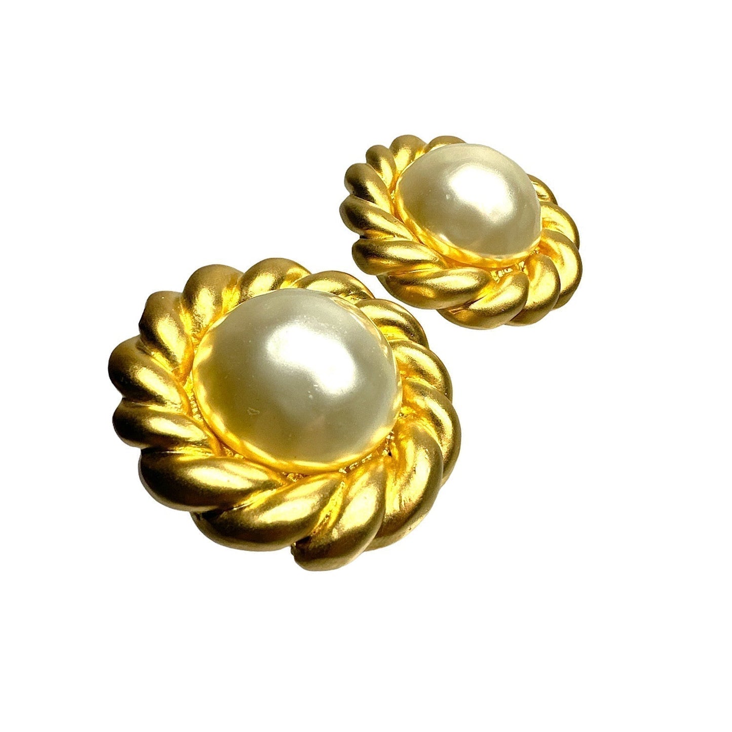 Chanel  Mabe Pearl Earrings