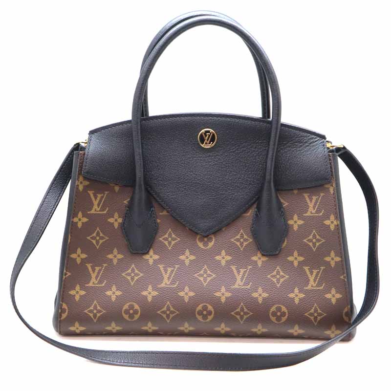 Louis Vuitton Florine 2Way Shoulder Bag Brown Black