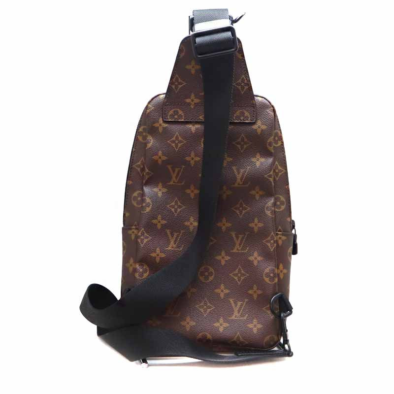 Louis Vuitton Avenue Sling Body Bag Monogram Macassar Brown