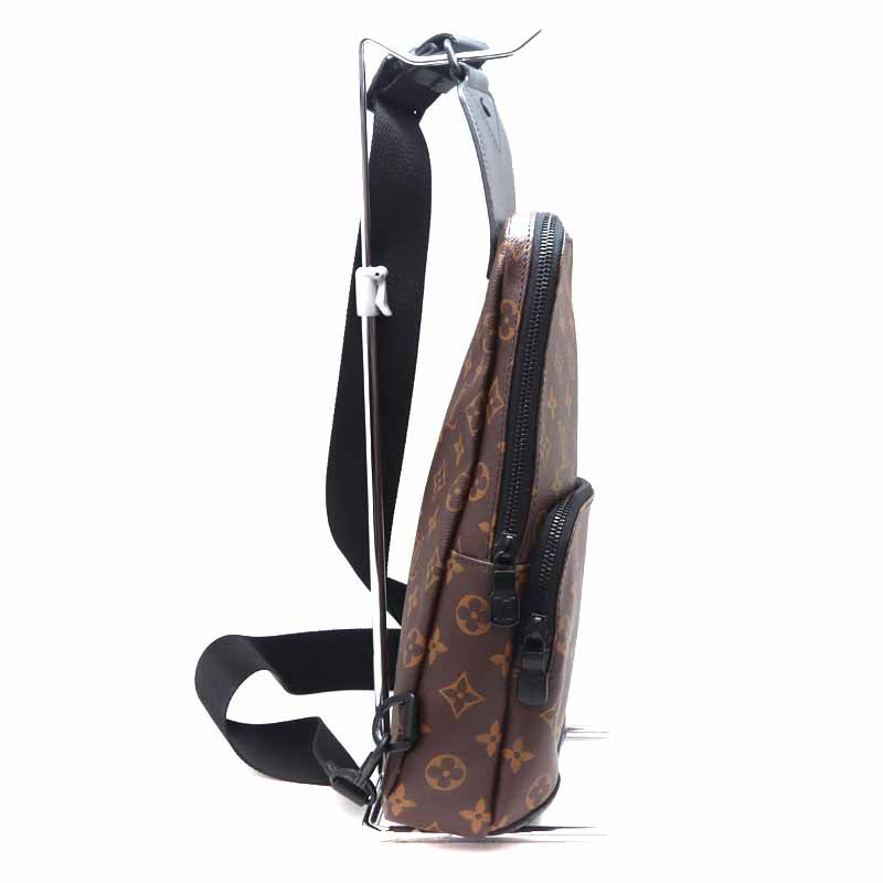 Louis Vuitton Avenue Sling Body Bag Monogram Macassar Brown